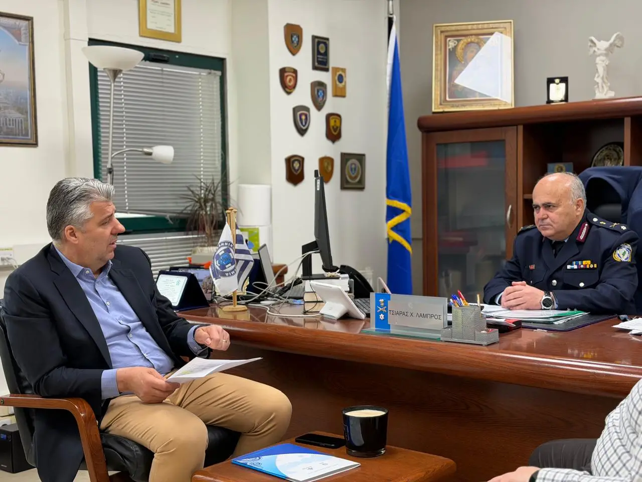 Περιφερειάρχης ΑΜΘ-Γενικός Αστυνομικός Διευθυντής ΠΑΜΘ (1)